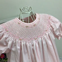 Load image into Gallery viewer, ROSELLE PINK SMOCKED DRESS
