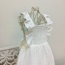 Load image into Gallery viewer, VIVIENNE WHITE GAUZE DRESS
