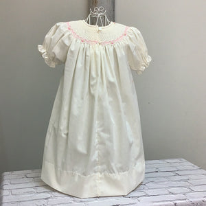 ROSELLE IVORY SMOCKED DRESS