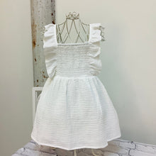 Load image into Gallery viewer, VIVIENNE WHITE GAUZE DRESS
