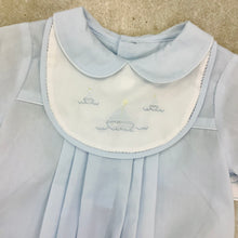 Load image into Gallery viewer, ROMPER AND SAILBOAT BIB -NB
