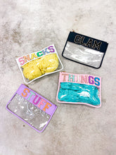 Load image into Gallery viewer, PATCH ZIPPER POUCH - SNACKS
