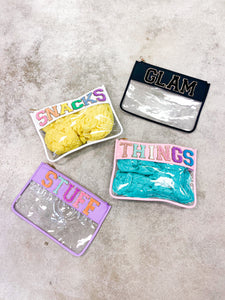 PATCH ZIPPER POUCH - SNACKS