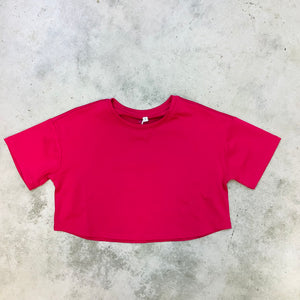 CROPPED TOP -  HOT PINK