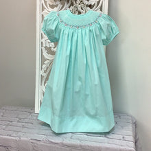 Load image into Gallery viewer, SADIE SEA GLASS SMOCKED DRESS
