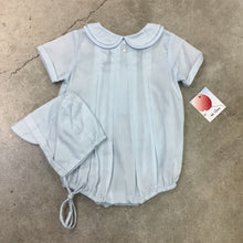 Load image into Gallery viewer, Boy Pale Blue Romper
