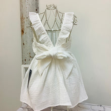 Load image into Gallery viewer, VIVIENNE WHITE GAUZE DRESS
