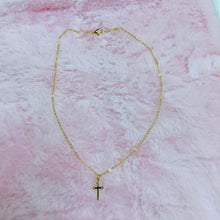 Load image into Gallery viewer, DAINTY CROSS NECKLACE
