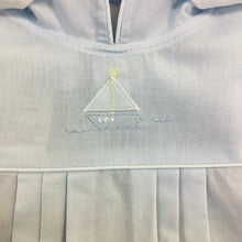 Load image into Gallery viewer, ROMPER AND SAILBOAT BIB -NB
