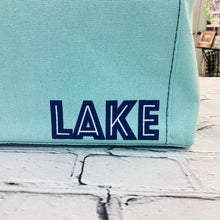 Load image into Gallery viewer, LAKE CANVAS POCKET TOTE
