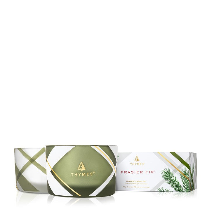 THYMES FRASIER FIR POURED CANDLE SET